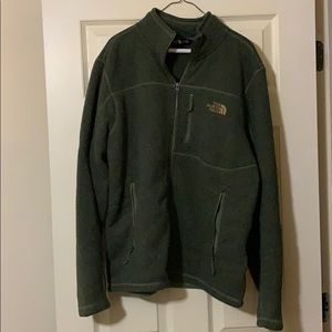 North face jacket green large